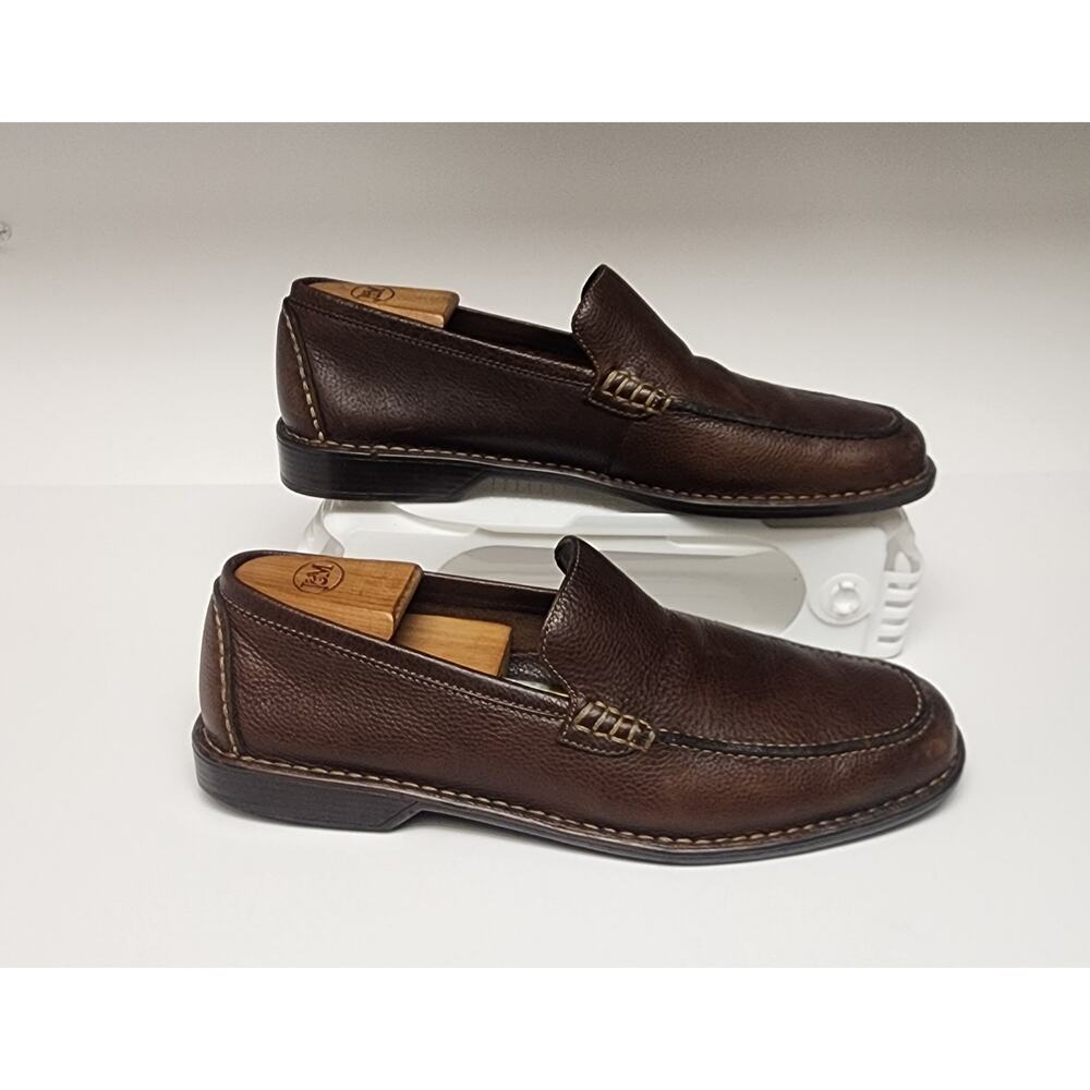 Rockport Men's Brown Leather Loafer Shoes 10.5M